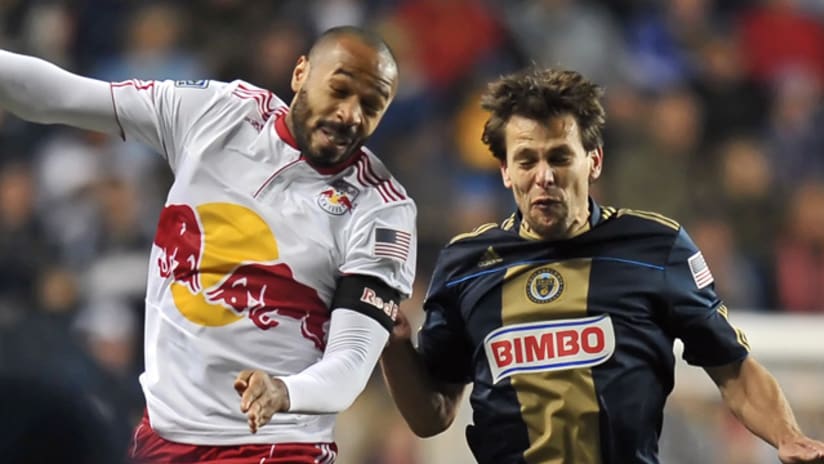 Thierry Henry Philly away