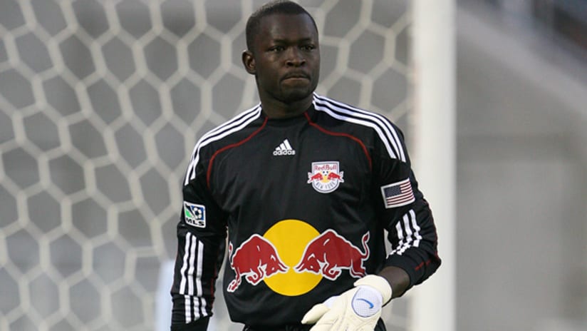 Red Bulls goalkeeper Bouna Coundoul is yet to concede a goal in 2010