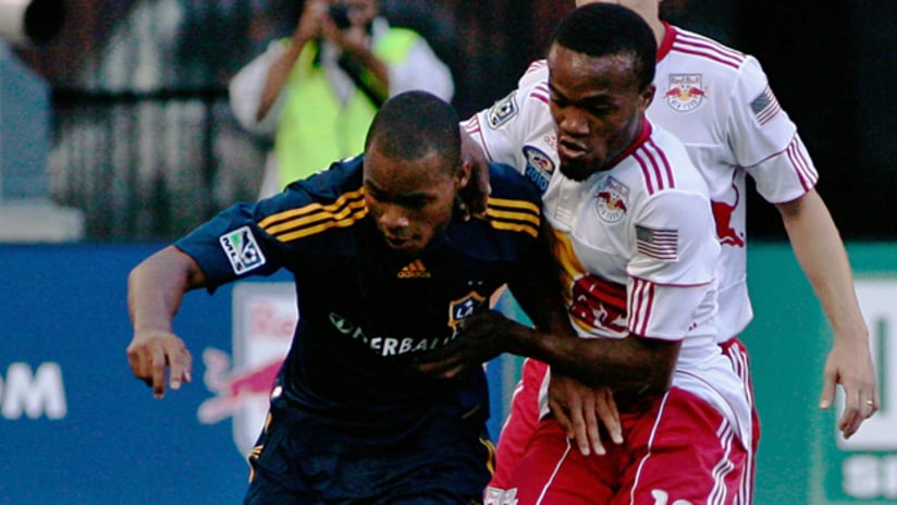 Dane Richards (right) showed well for the New York Red Bulls on Saturday.
