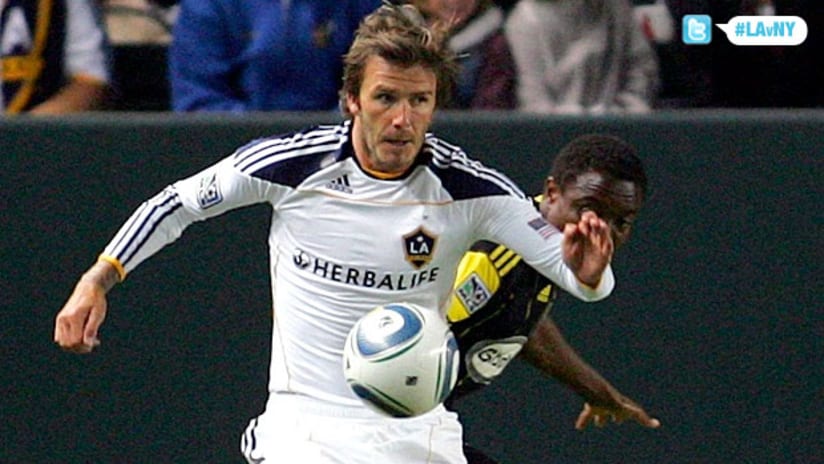 David Beckham is looking forward to playing against Thierry Henry and New York.