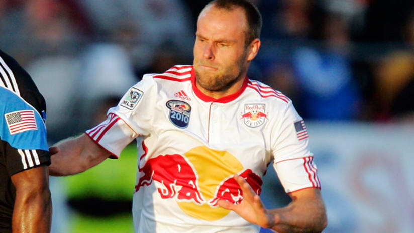 Joel Lindpere was among the New York Red Bulls' better players on Saturday.
