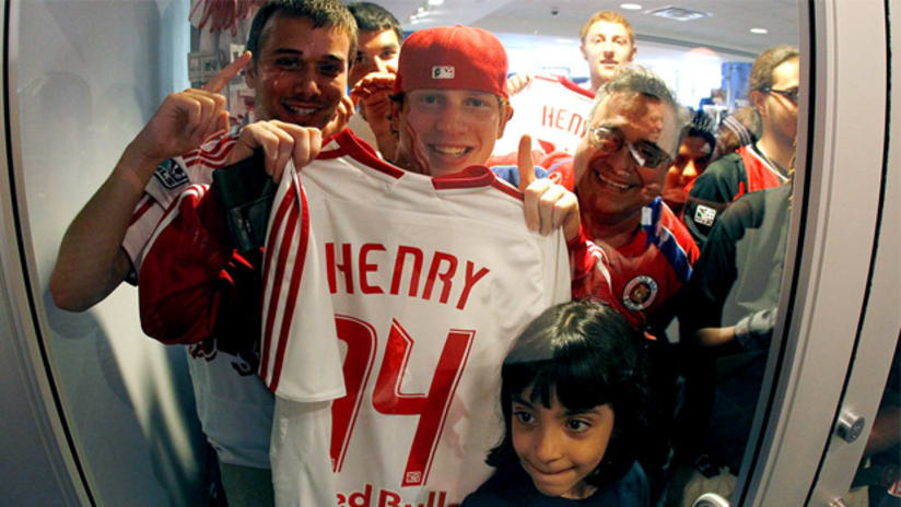 Henry's Red Bulls debut draws a myriad of fans to Red Bull Arena.