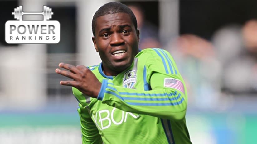 O'Brian White and the Sounders made their move up the Power Rankings this week.