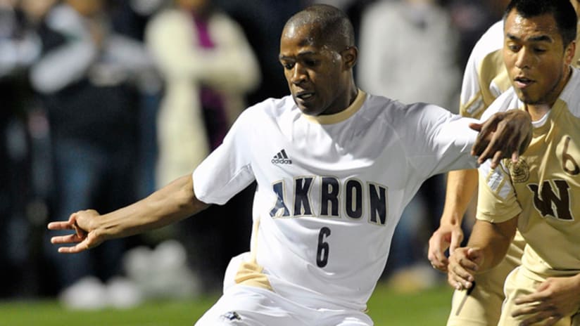 Darlington Nagbe and Akron ground out a 2-1 win over Western Michigan on Saturday.