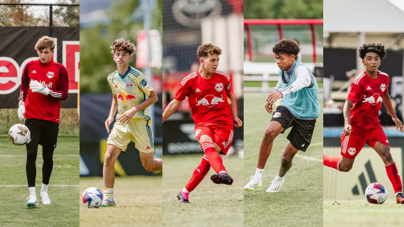 Five New York Red Bulls Academy Players Called Up to U-15 United States Youth National Team for Upcoming UEFA Development Tournament
