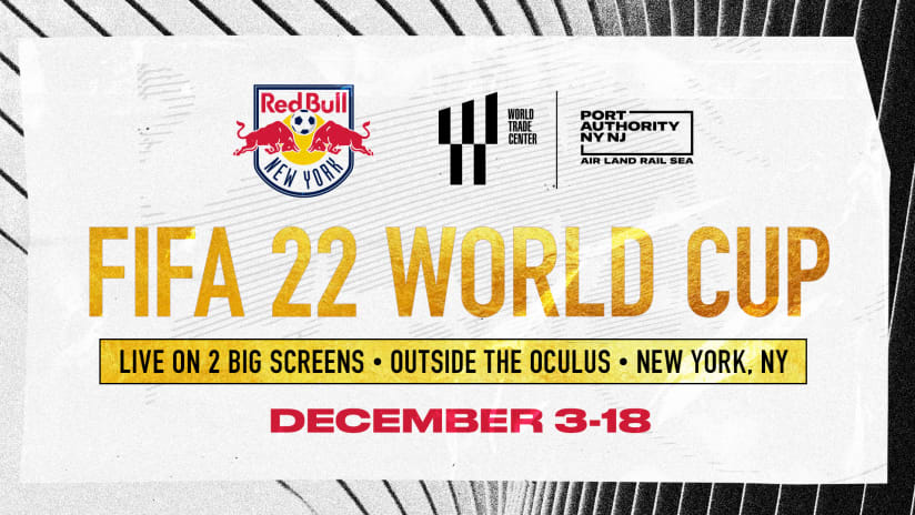New York Red Bulls and World Trade Center Team Up for 2022 FIFA World Cup
