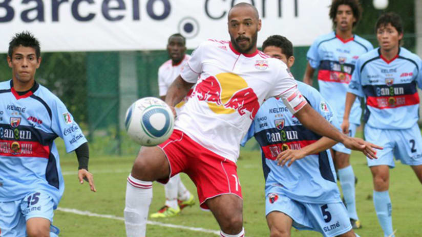 Thierry Henry and the New York Red Bulls are in Mexico for preseason.
