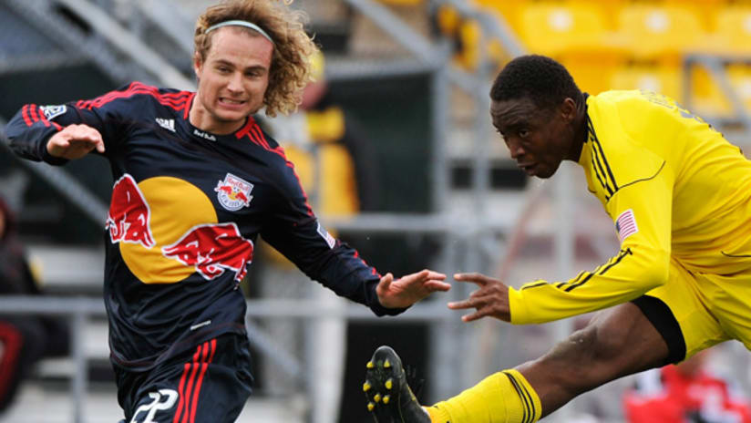 New York traveled to Columbus and battled with a squad decimated by absences and injury