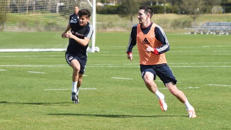 Preseason 2015 | No time for jet lag: Kljestan jumps in for first training session with Red Bulls -
