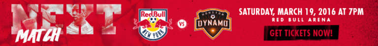 MATCH PREVIEW: New York Red Bulls vs. Houston Dynamo -