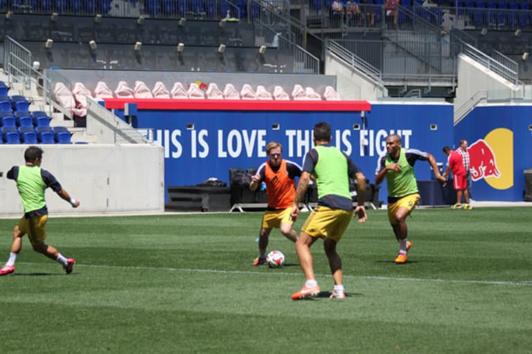 CREW PREP: Photos and quotes from RBNY's July 11th training session ahead of Columbus match -