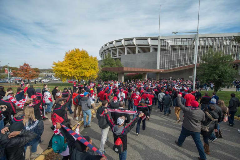 South Ward Takes RFK: 1,200 Red Bulls supporters travel to D.C. for Semifinal -