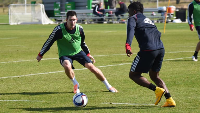 Preseason 2015 | No time for jet lag: Kljestan jumps in for first training session with Red Bulls -