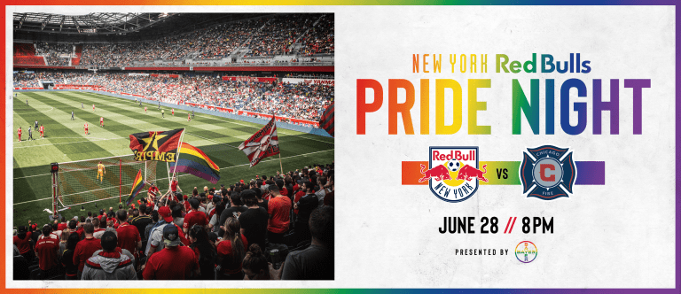 New York Red Bulls to Host Third Annual Pride Night Presented by Bayer on Friday, June 28 at Red Bull Arena -