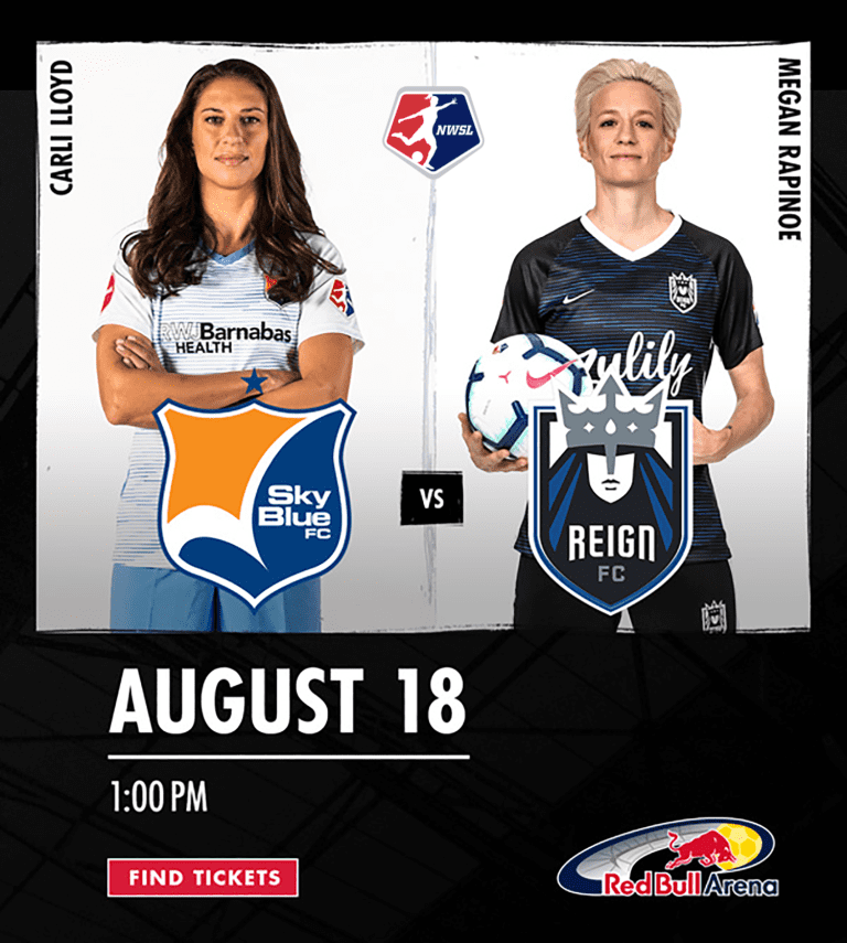 Red Bull Arena to Host Sky Blue FC and Reign FC on August 18 -